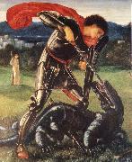 Sir Edward Coley Burne-Jones Saint George and the Dragon Sweden oil painting artist